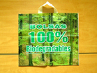 Bolsas biodegradables compostables fabricadas con fécula de maíz y patata